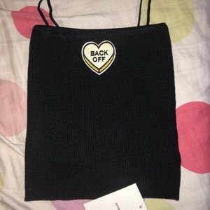 ✨ CUSTOMIZED ✨ XS/S RIBBED SPAGHETTI STRAP TANK